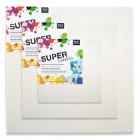 Châssis tendu à la mainpour peinture huile & acrylique 15x15